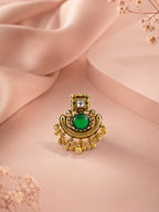 Aanura Ornate Crescent Adjustable Statement Ring