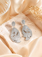 Arinya Multicolor Parrot Dangle Earrings