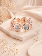 Aanura Midnight Rose Enamel Bracelet