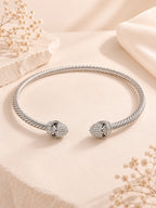 Aanura Twisted Cable Choker – Stainless Steel Jewelry