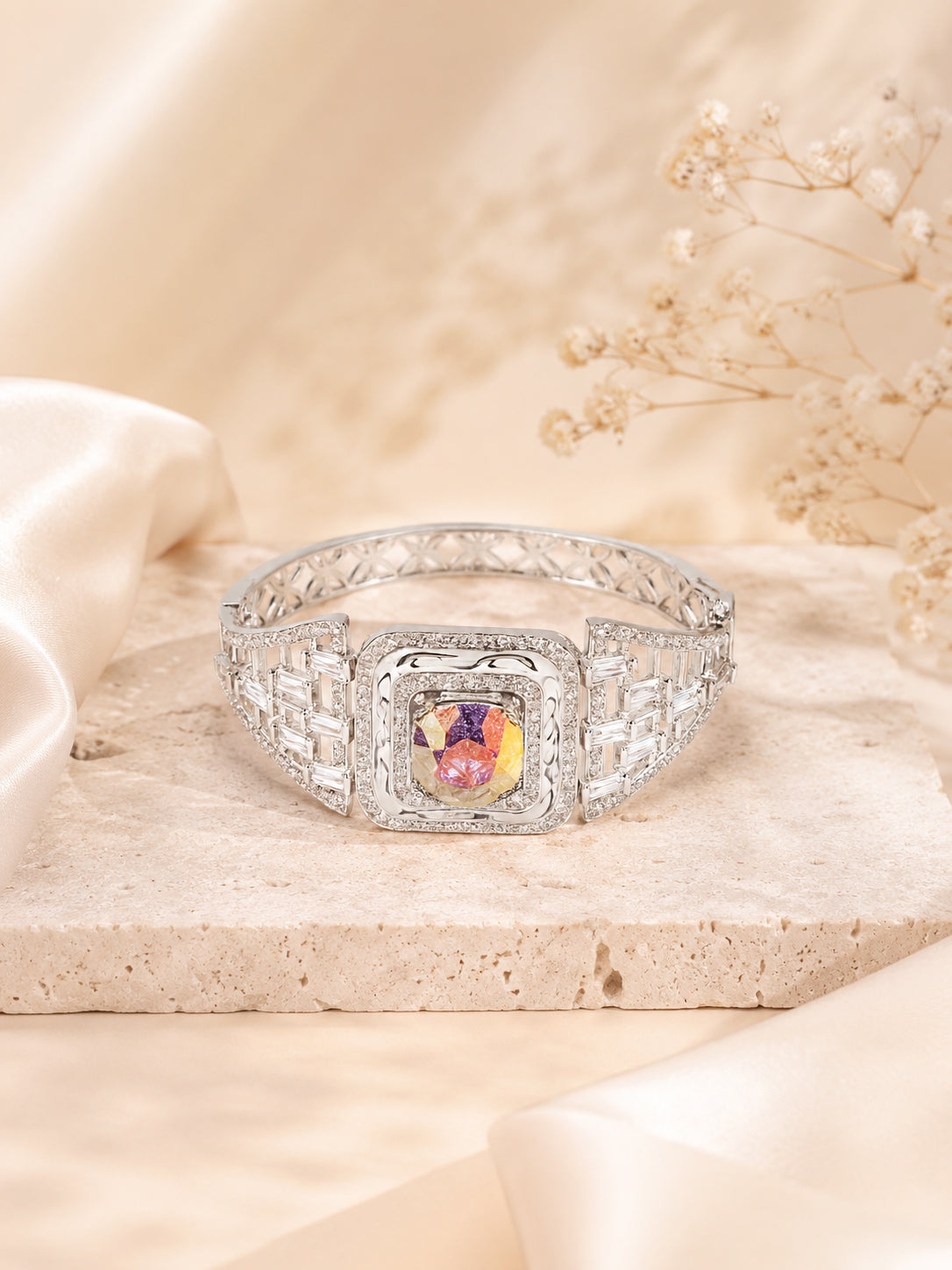 Aanura Prism Aura Silver Bracelet