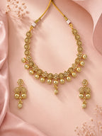 Aanura Gold Plated Heritage Disc Necklace Set