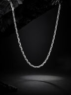 Rhodium Plating Waterproof Anti Tarnish Box Chain