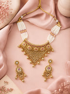 Aanura Gold Plated Heritage Necklace Set