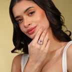 18K Gold Plated Geometric Anti-Tarnish Waterproof Ring