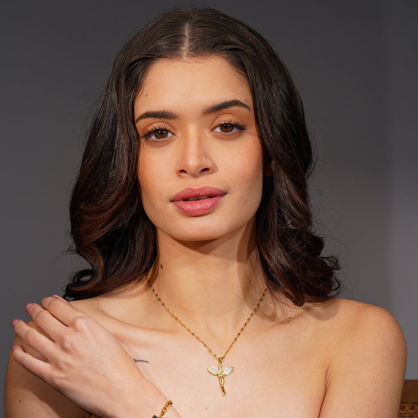 Aanura Fairy Wing Pendant Necklace