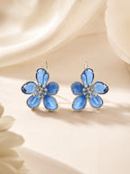 Aanura Turquoise Blossom Crystal Earring