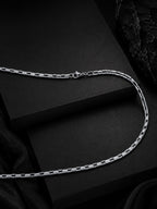 Rhodium Plating Waterproof Anti Tarnish Box Chain