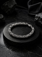 Aanura Dual-Tone Stainless Steel Bracelet For Men