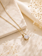 Aanura Classic Solitaire Pendant Necklace