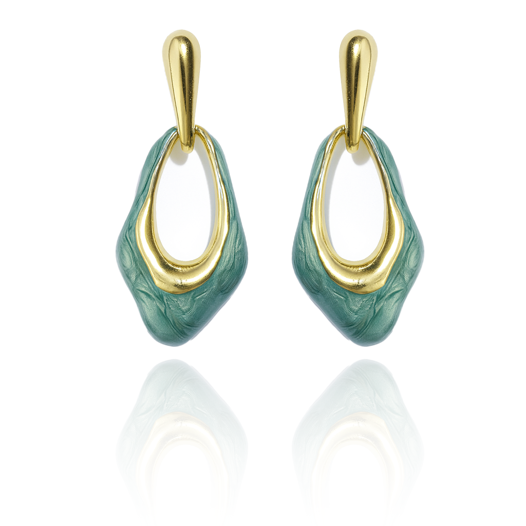 Aanura Ocean Wave Drop Earrings