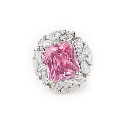 Aanura Gem Halo Cocktail Ring