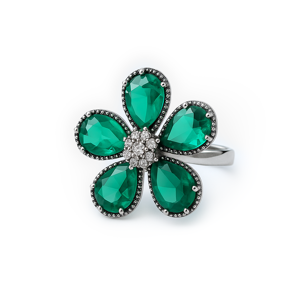 Aanura Flower Statement Ring