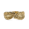 Aanura Golden Leaf Statement Bracelet