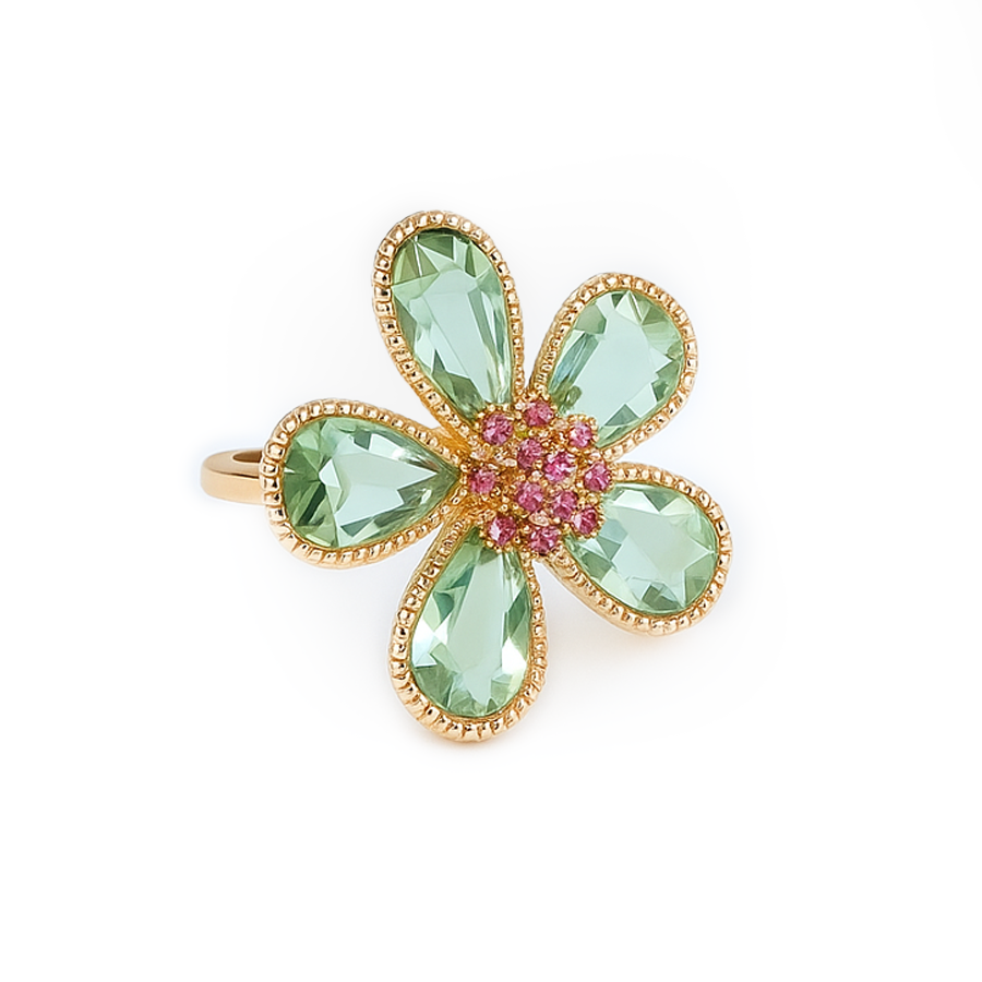 Aanura Flower Statement Ring