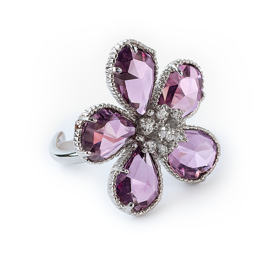 Aanura Flower Statement Ring