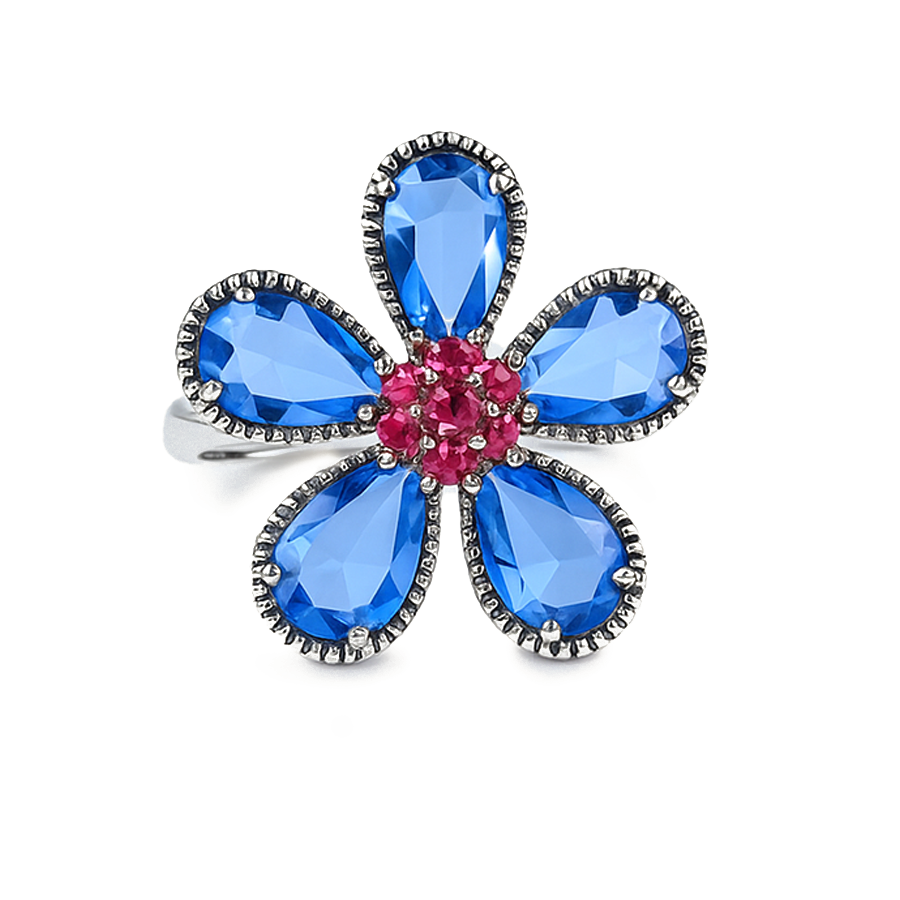Aanura Flower Statement Ring