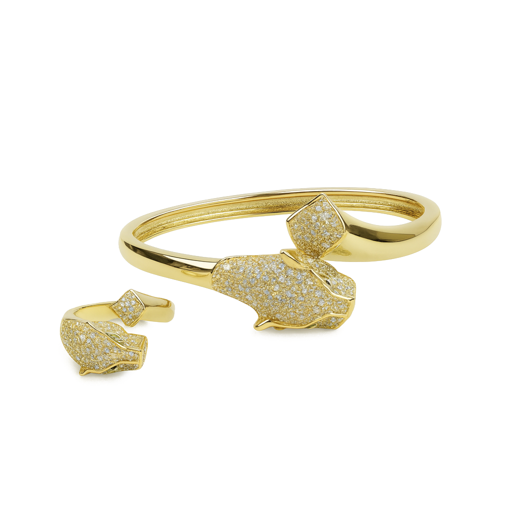Aanura Elegant Gold Plated Adjustable Bracelet