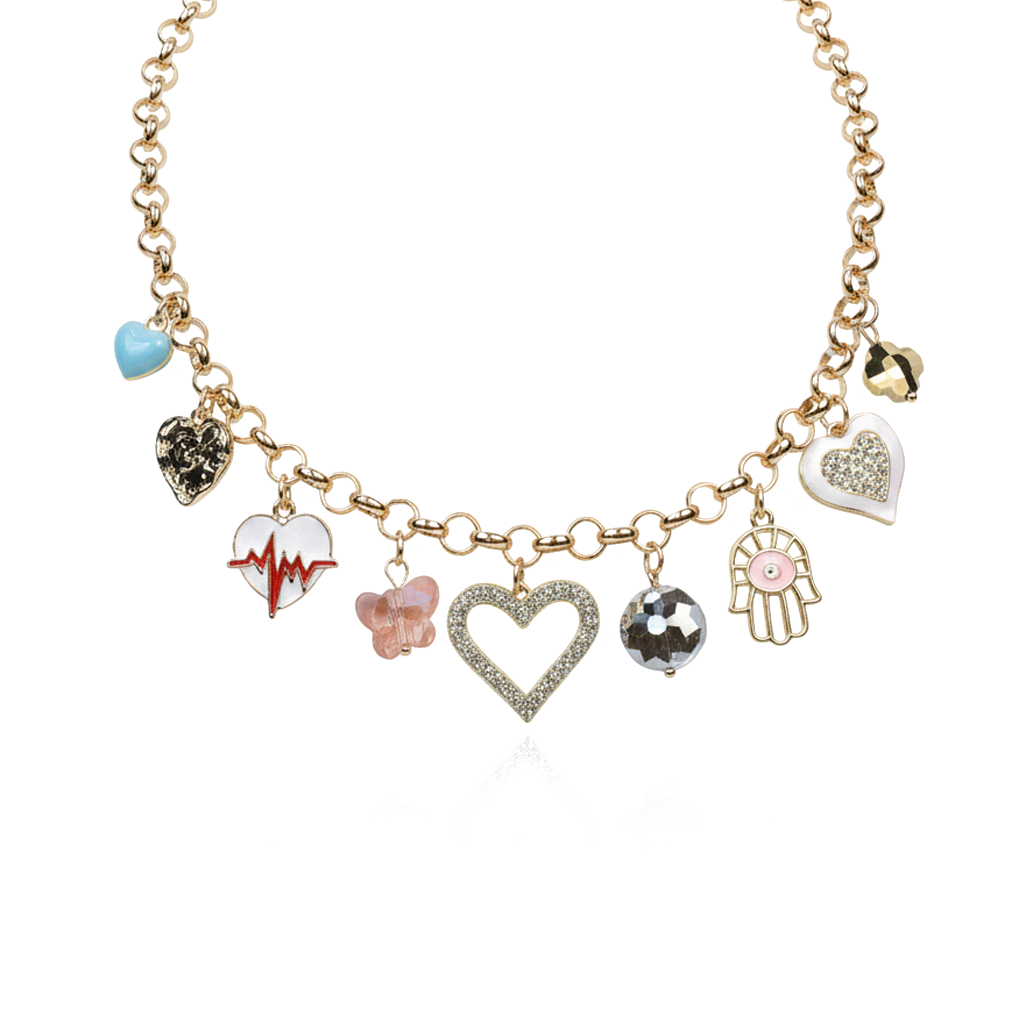 Aanura Gold Charm Necklace