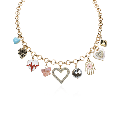 Aanura Gold Charm Necklace