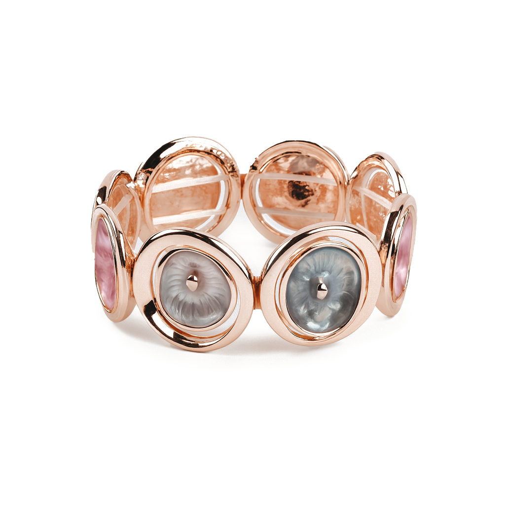 Aanura Midnight Rose Enamel Bracelet