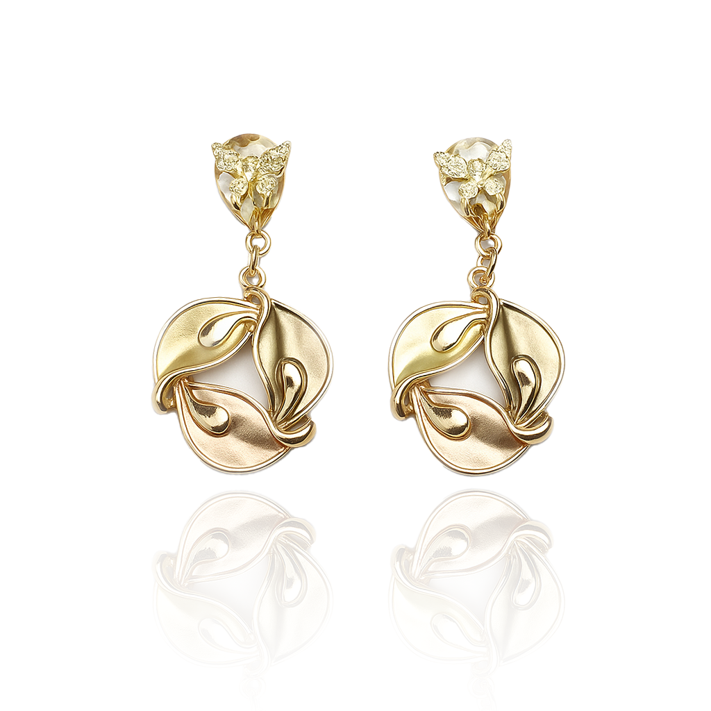 Aanura Blossom Pearl Drop Earrings