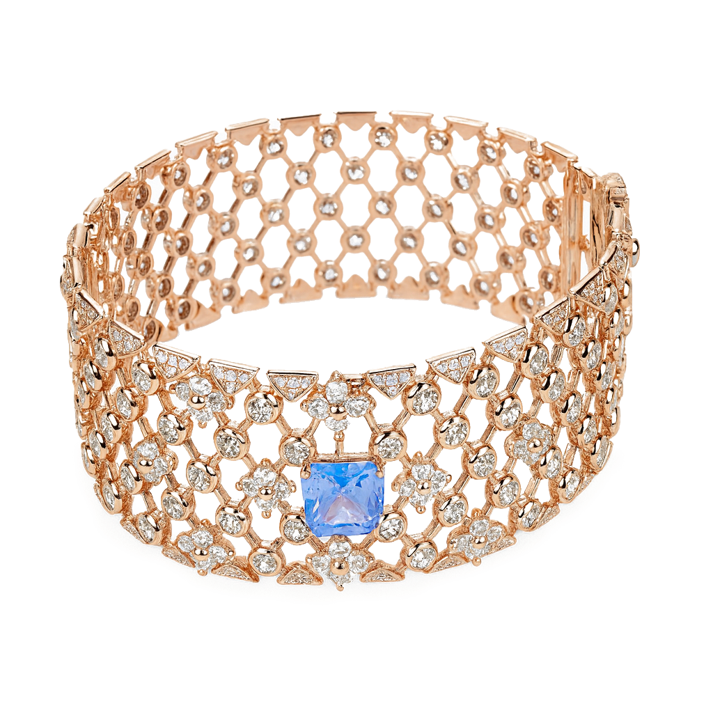 Aanura Emerald Glow Rose Bracelet