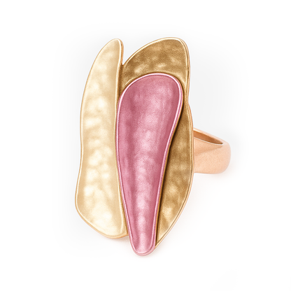 Aanura Abstract Floral Statement Ring