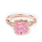 18K Gold Plated Infinity Cushion Anti-Tarnish Waterproof Ring