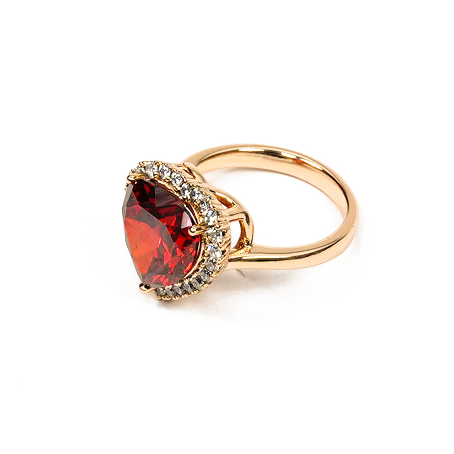 Aanura Halo Oval Statement Ring