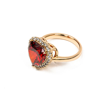 Aanura Halo Oval Statement Ring