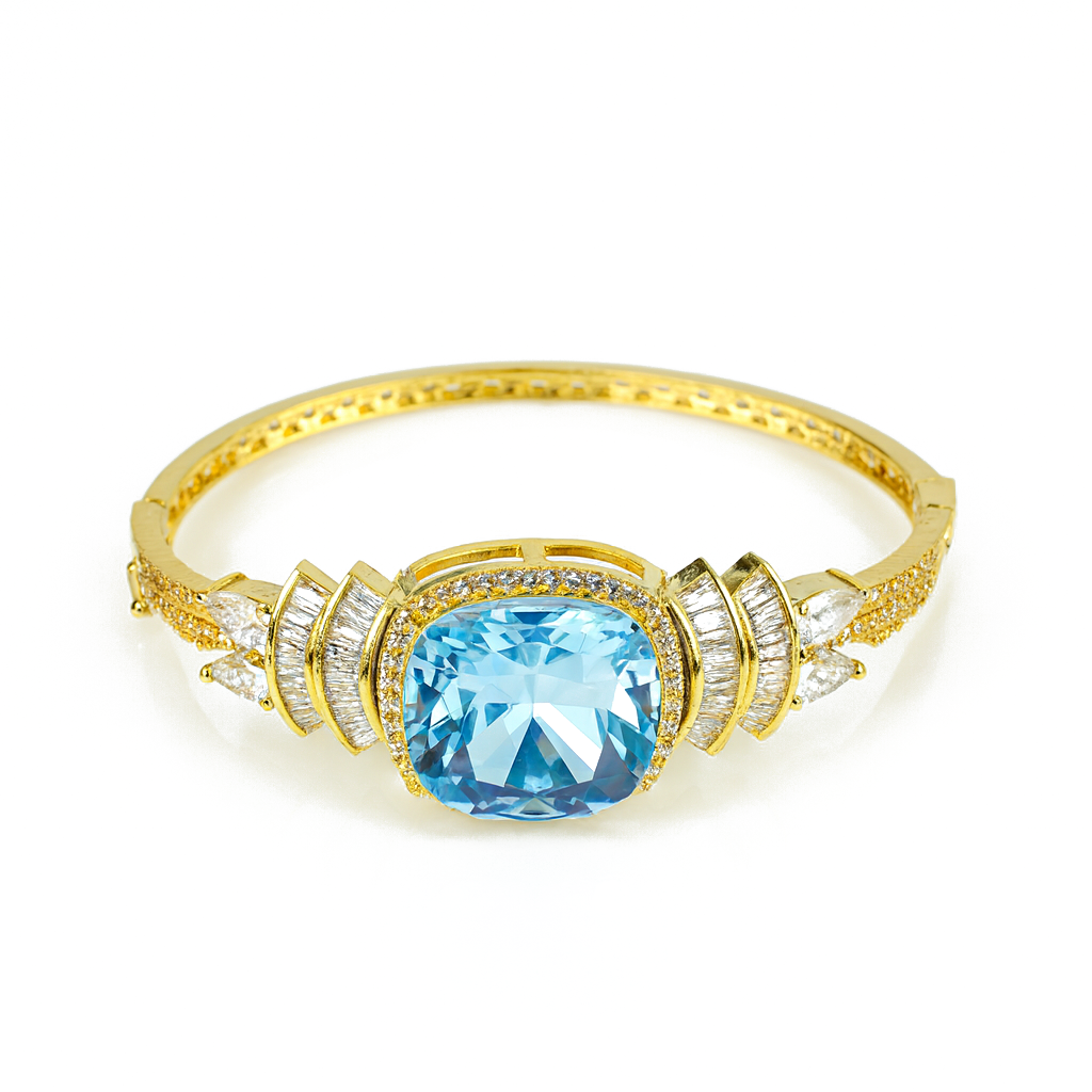 Aanura Regal Ruby Glow Gold Bracelet