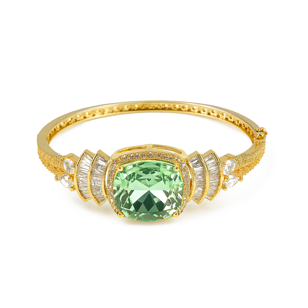 Aanura Regal Ruby Glow Gold Bracelet