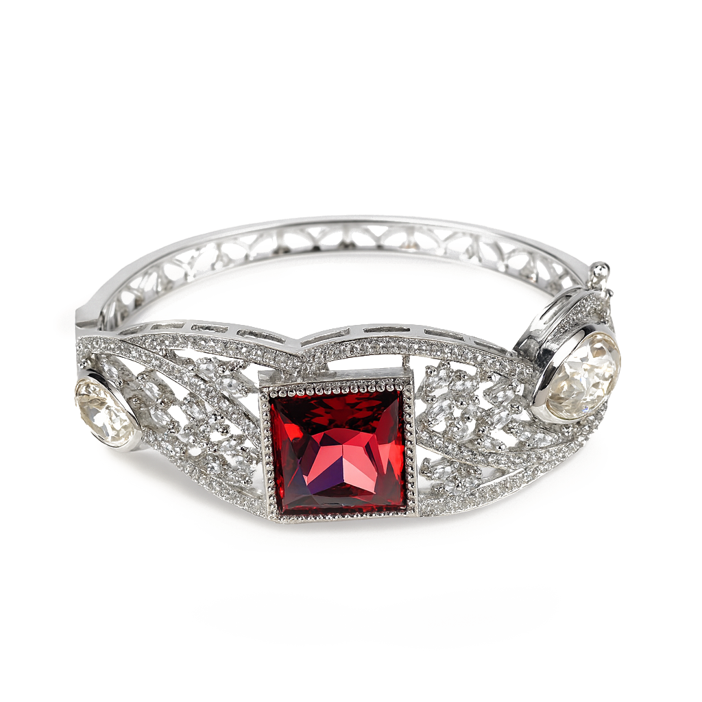 Aanura Emerald Grace Silver Bracelet
