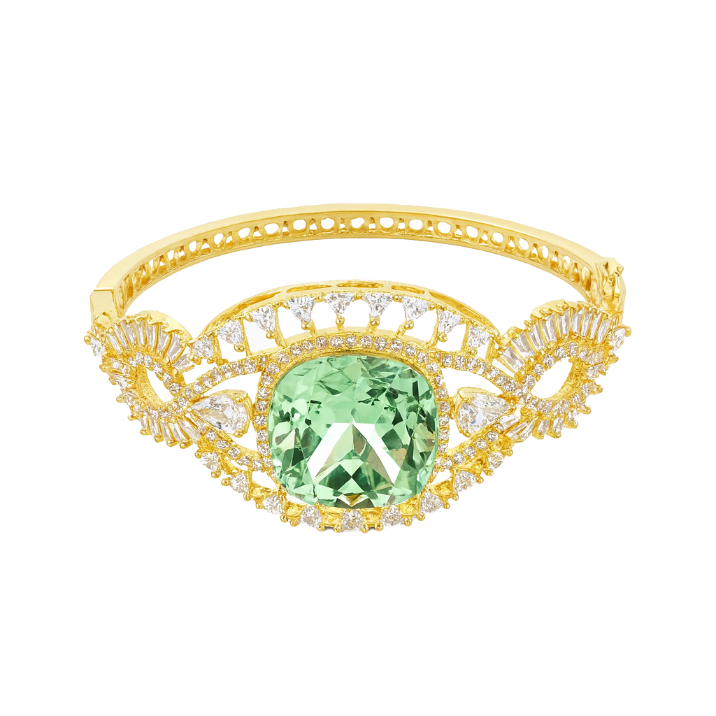 Aanura Emerald Royale Gold Bracelet
