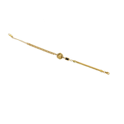 Aanura Half-Link Adjustable Gold Bracelet
