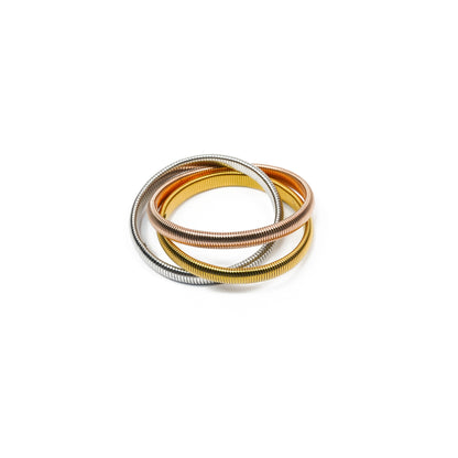 Aanura Triple Coil Statement Bracelet