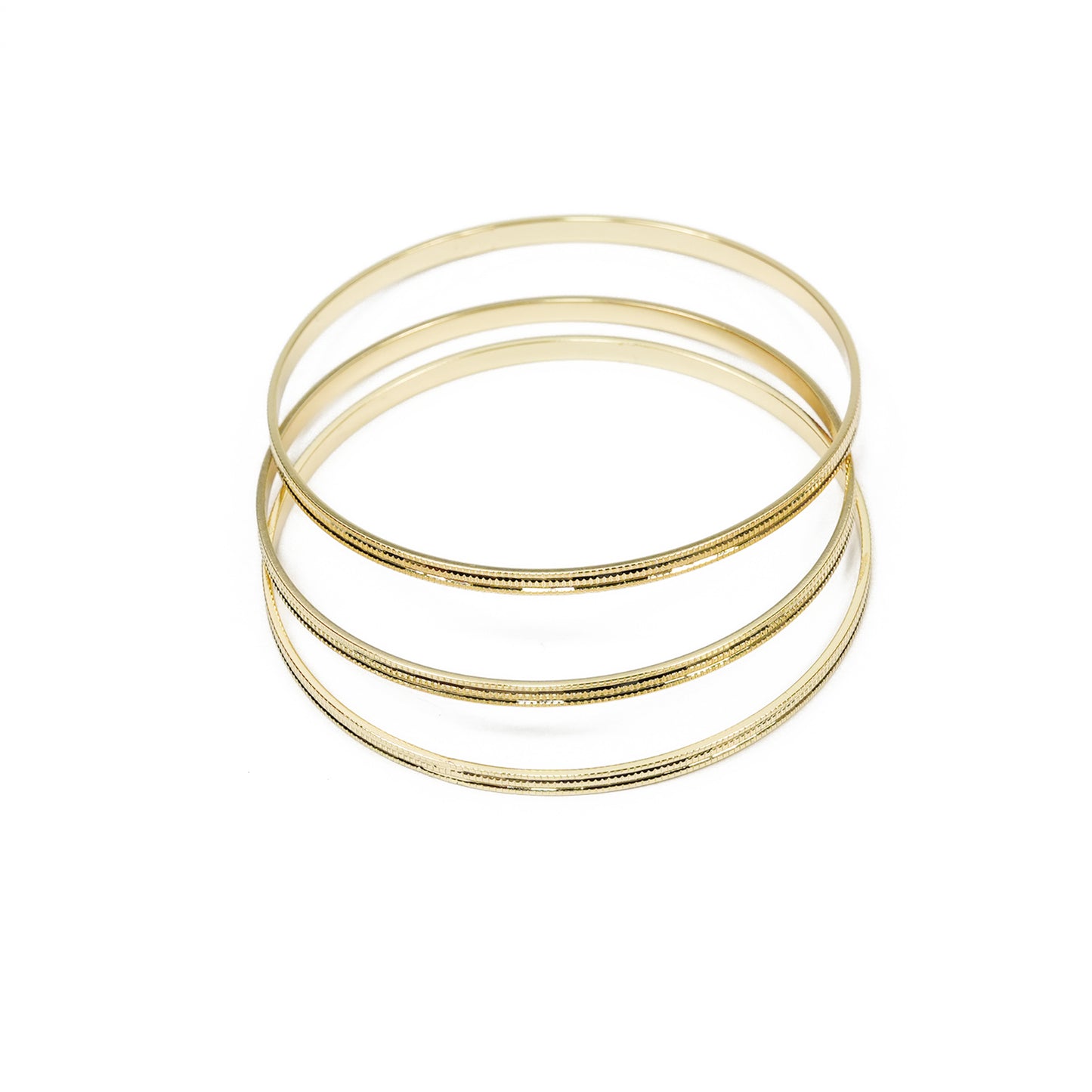 Aanura Classic Slim Line Slip-On Bracelet Set