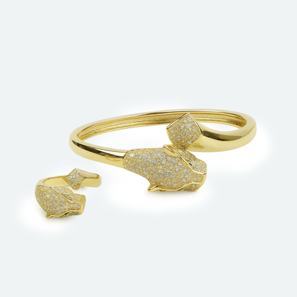 Aanura Elegant Silver Plated Adjustable Bracelet