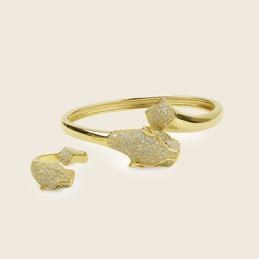 Aanura Elegant Gold Plated Adjustable Bracelet