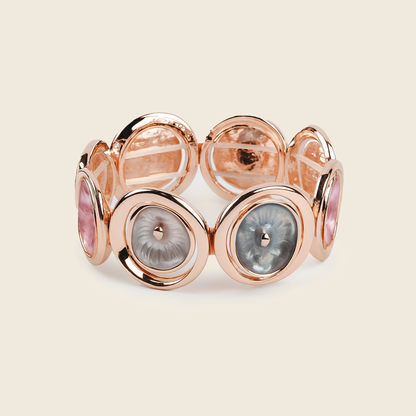 Aanura Midnight Rose Enamel Bracelet