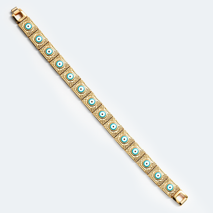 Aanura Evil Eye Protection Gold Bracelet