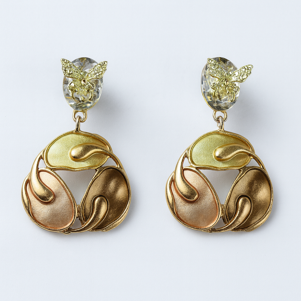 Aanura Blossom Pearl Drop Earrings
