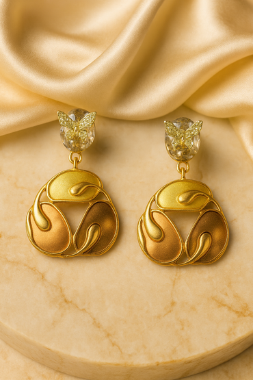 Aanura Blossom Pearl Drop Earrings