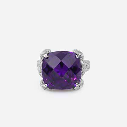 Aanura Gem Pavé Crystal Cocktail Ring