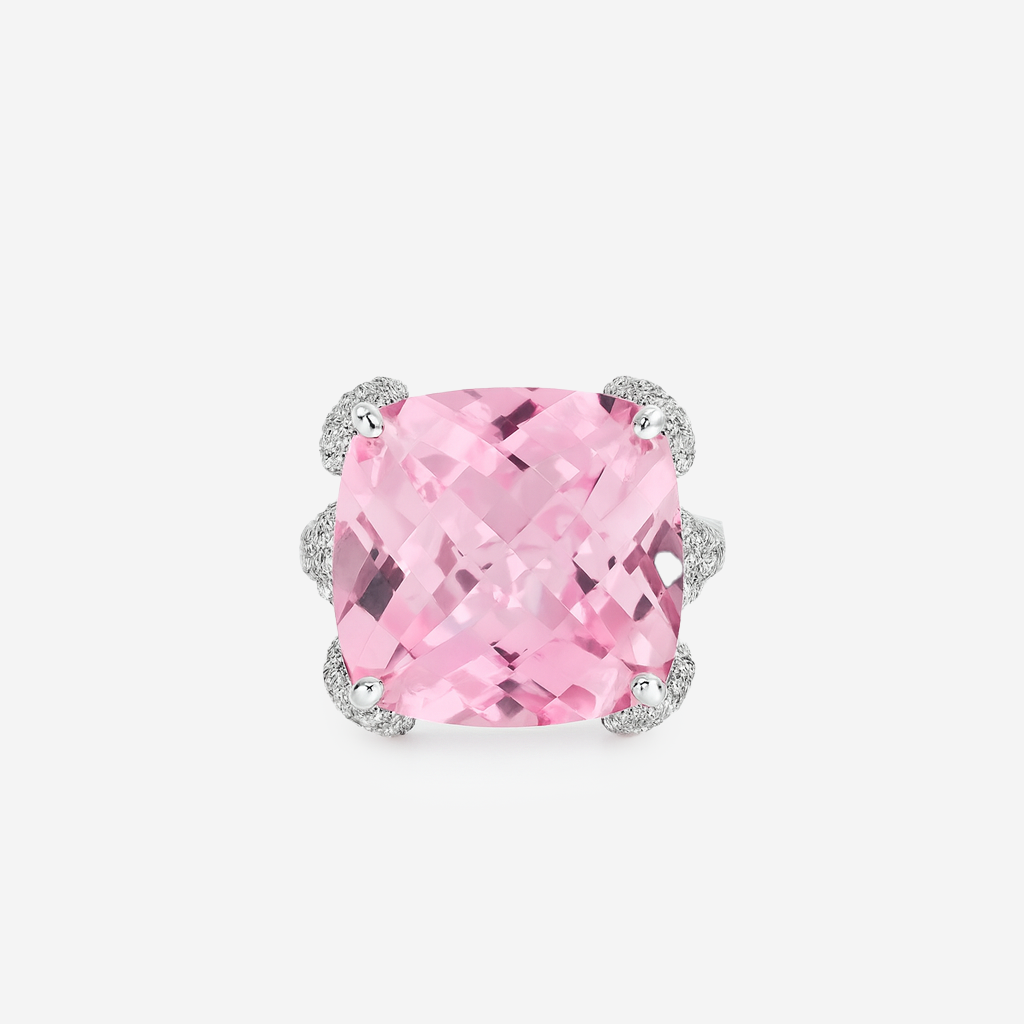Aanura Gem Pavé Crystal Cocktail Ring