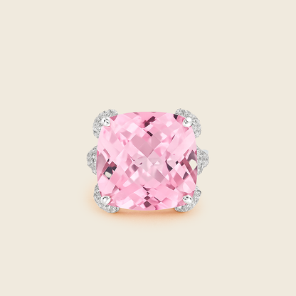 Aanura Gem Pavé Crystal Cocktail Ring