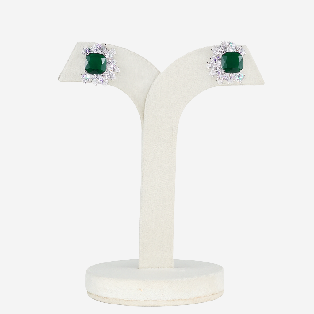 Aanura Ombre Blue and White Drop Earrings