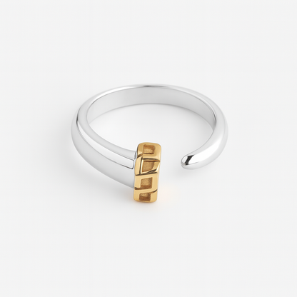 Aanura Gold Nail Open Ring – Modern Minimal Jewelry