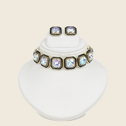 Aanura Bold Multi-Colour Gemstone Choker Necklace